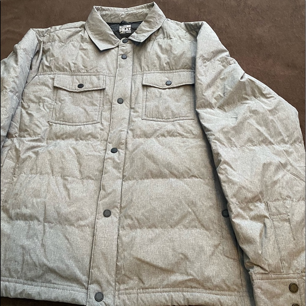 Men’s grey 32Degrees puffer jacket size large